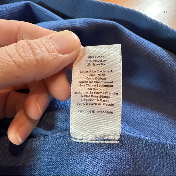 Talbots Sleeveless Midi Dress in Blue - Size Medium - Picture 8 of 8